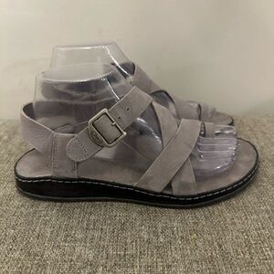 Chaco Women’s Gray Suede Slingback Sandal Size 8